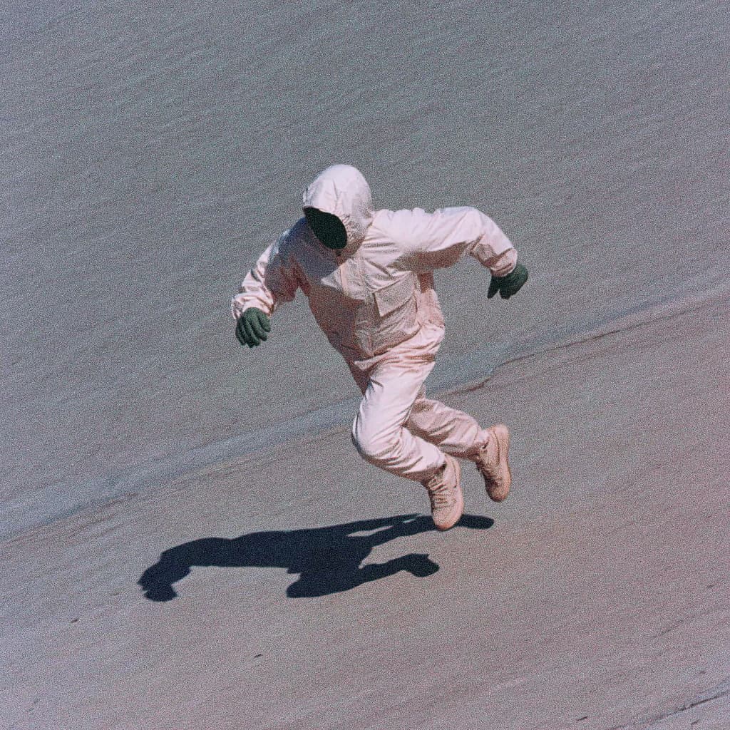 1. DESCRIPTION A Single Human Figure Mid Stride Captured From A1d6030e 5c88 4037 A4c9 6e546f4356f9 3